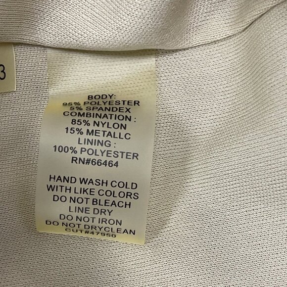 Julia Jordan Women’s Metallic Sheer Sleeve A-Line Dress Size 8 - Picture 6 of 7